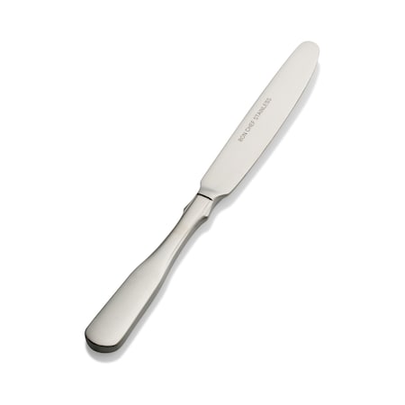 Bon Chef Liberty, Butter Knife, Euro, Solid Handle, Mirror Finish, 13/0, 6.95" , set of 12 S1917